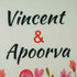 Floral Personalised Couples Wall Hanging - Uncommongifts.in